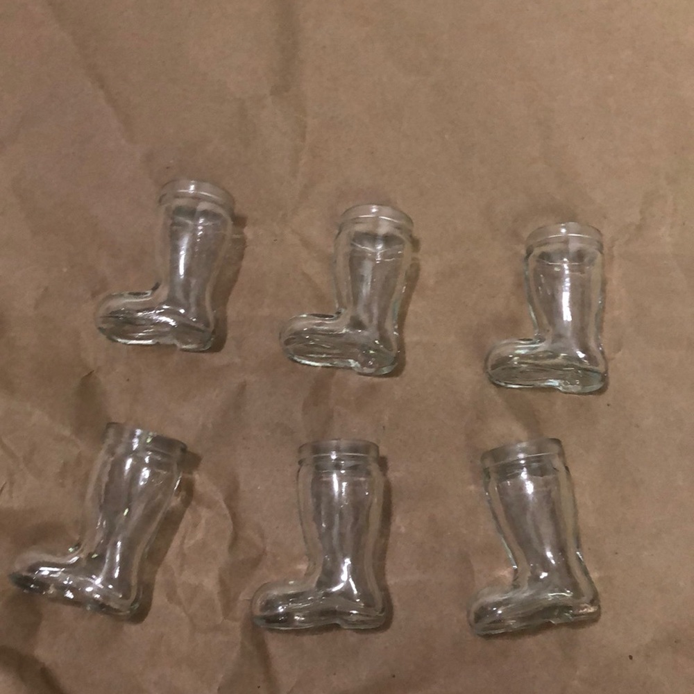 Set of 6 Boot Shot Glasses